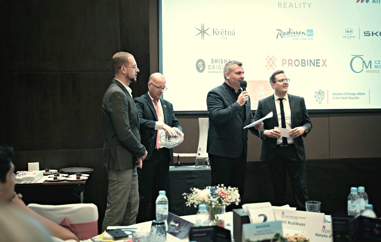 Czech Business Council Dubaj — moderátor Ondra Vodný